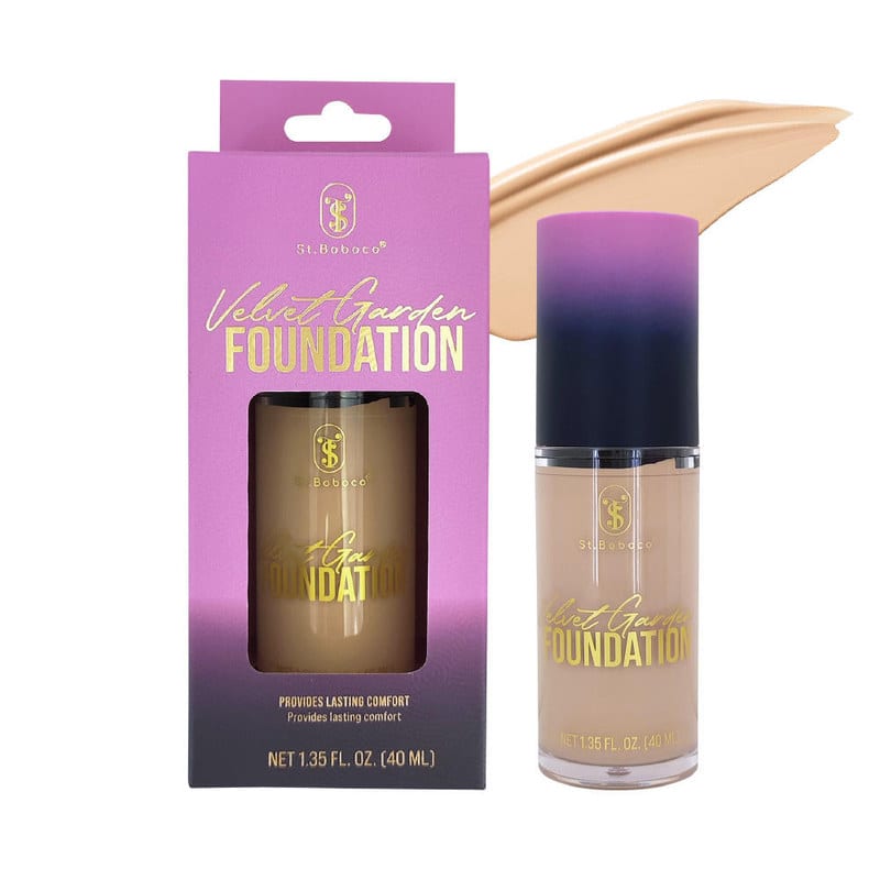 OEM&ODM High Quality Makeup Cosmetic Brighten Liquid Nourishing Foundation with Hyaluronic Acid and VE for All Skin