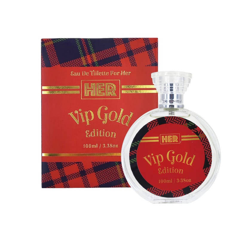 BBC HER Vip Gold Edition Women's Floral Eau De Toilette Spray Perfume 100ml